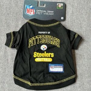 Pets First NFL Pittsburgh Steelers T-Shirt, Small